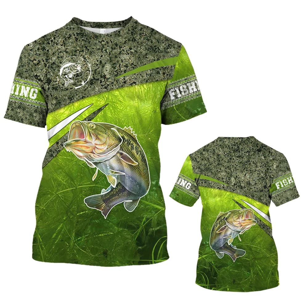 New Men's T-Shirts Short Sleeve Tops 2023 Summer Clothing Fishing Graphic Shirts Mens Dress Streetwear O-Neck Pullovers 5XL Tees
