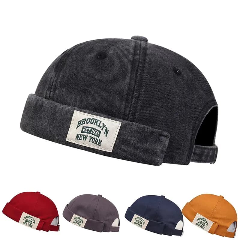 Cappello BROOKLYN New York Unisex, Berretto Autunnale alla Moda in Cotone Regolabile, Cappelli Street Fashion
