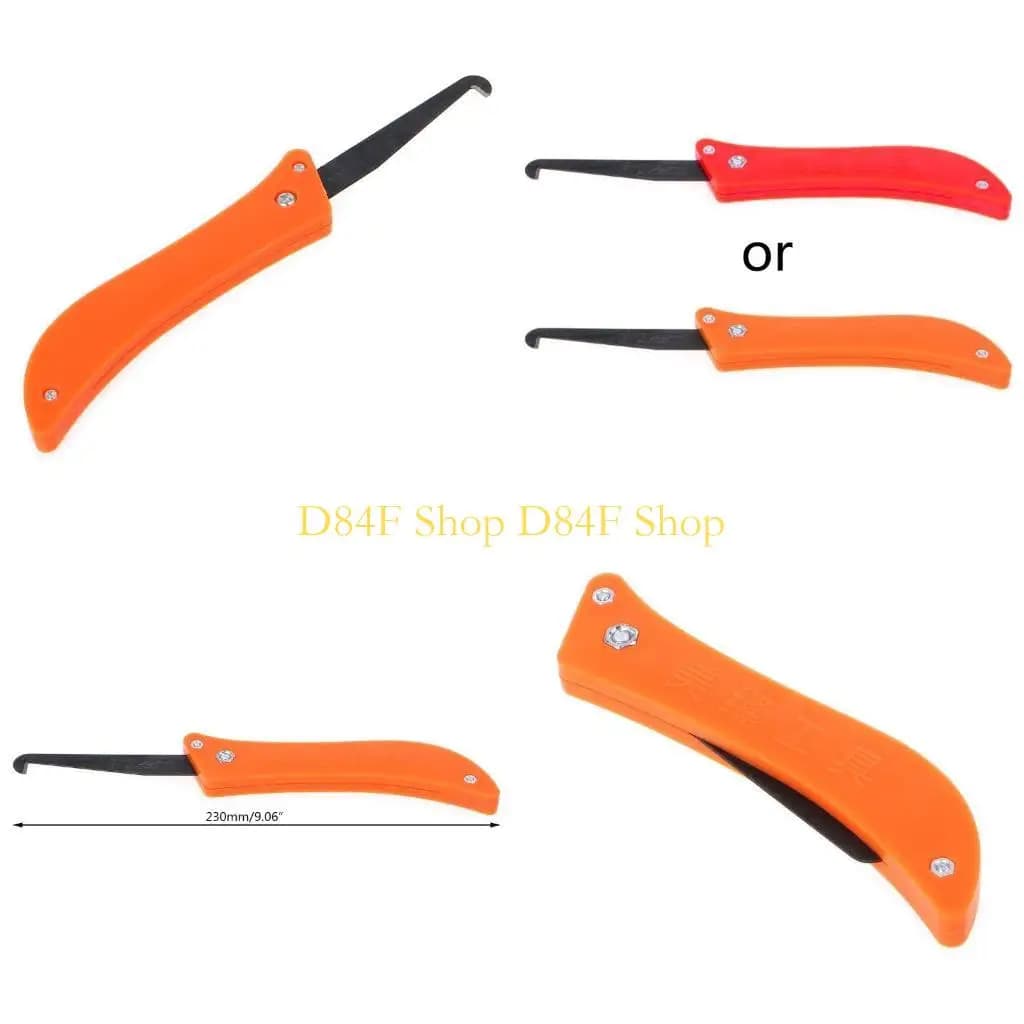 D84F Steel Ceramic Tile Hook Knife for Cleaning Floor Wall Seam Cement Tile Joint