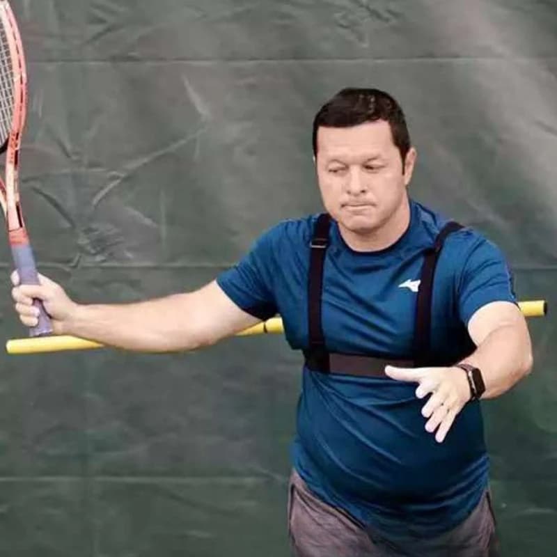 Allenatore Professionale per la Rotazione nel Tennis, Soluzione per Principianti, Dispositivo Durevole per l'Allenamento dello Swing della Palla, Attrezzo Sportivo Portatile