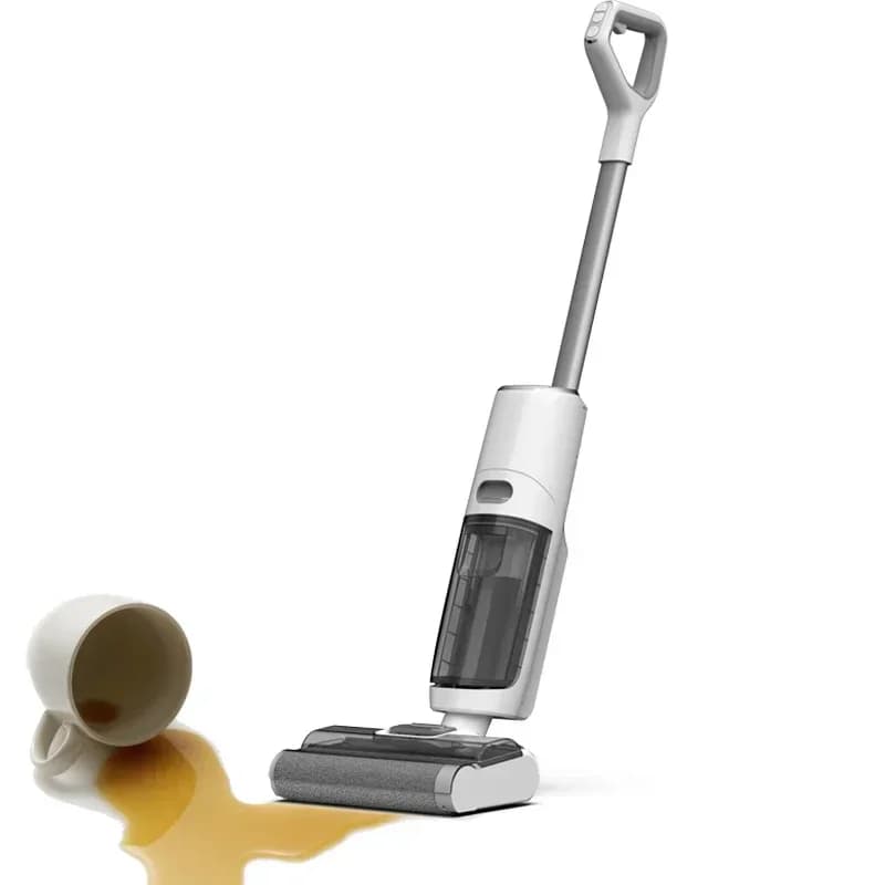 Dry and Wet Wireless Vertical Floor Scrubber Handheld Water Vacuum Cleaner Intelligent Mop