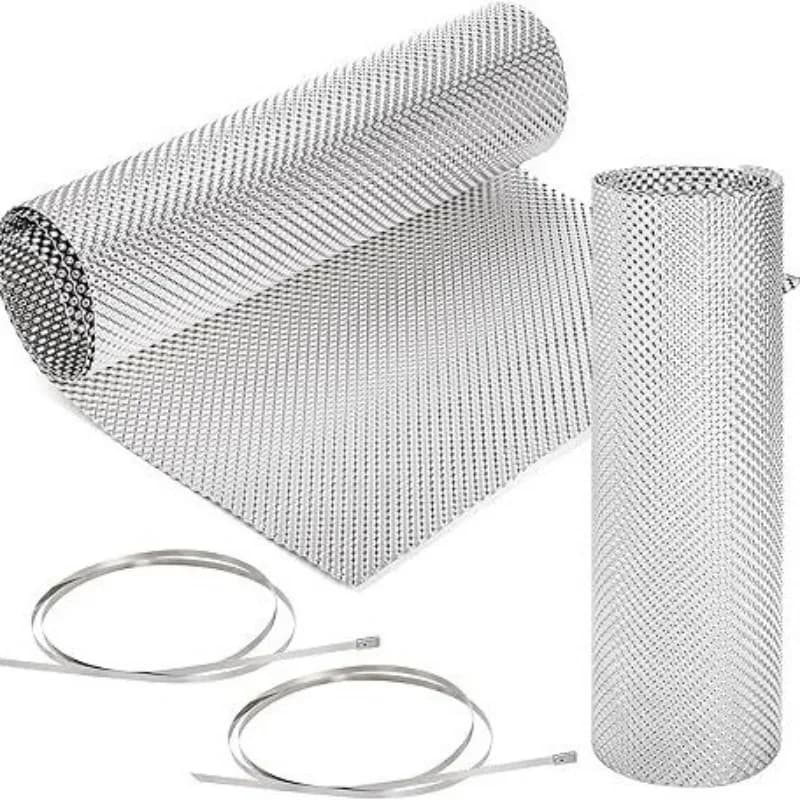 Scudo Termico per Scarico Auto in Alluminio Goffrato, Fascia Termica per Marmitta, Include 2 Fascette Metalliche a Zip