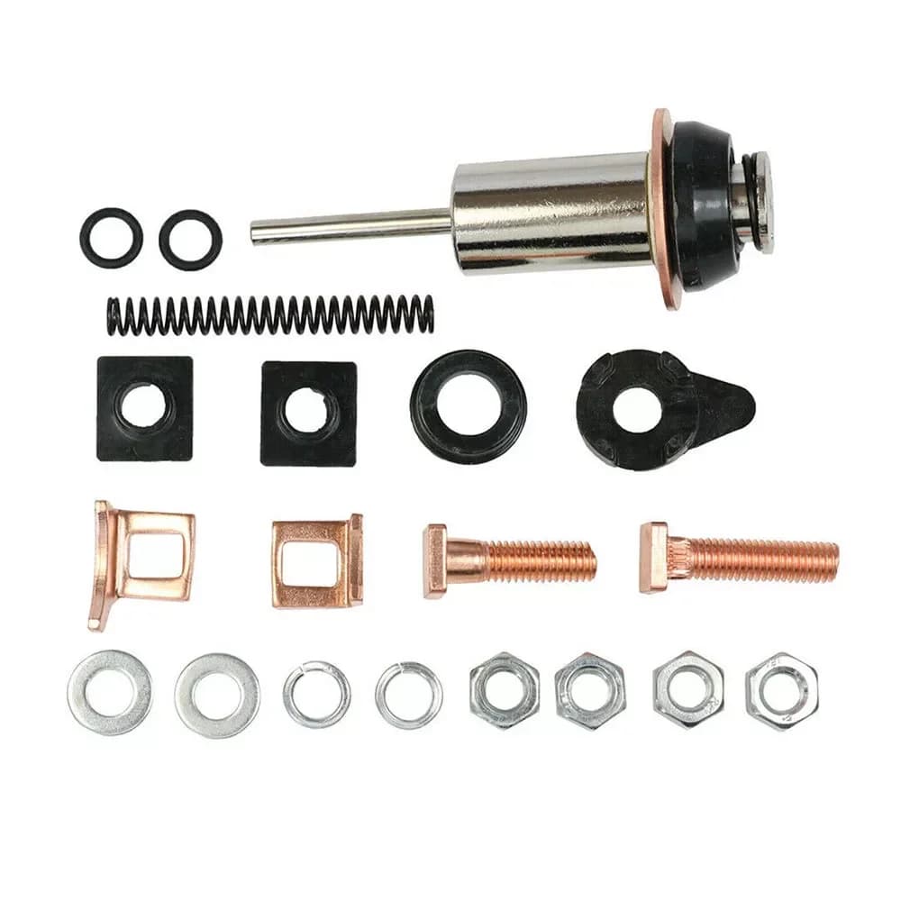 Strumento di ricostruzione dell'elettrovalvola di avviamento Denso del motore durevole 228000-7220 TD5 2.5 Strumenti di riparazione del solenoide di avviamento Set di contatti dello stantuffo