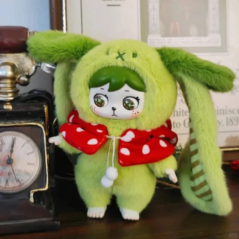 Milai Elfi dalle orecchie lunghe Peluche Scatola cieca Kawaii Action Figure Borsa a sorpresa Ciondolo Anime Doll Scatola misteriosa Portachiavi Giocattoli Ragazza regalo