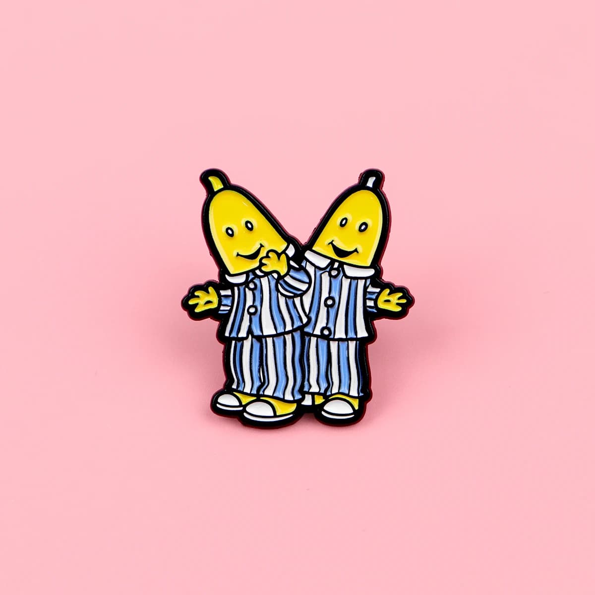 Divertenti Spille in Smalto a Forma di Banana con Uomo Pigiama, Spilla da Bavero a Forma di Frutta Cartoonesca, Distintivo per Zaino, Accessori per Abbigliamento, Gioielli di Moda, Regali