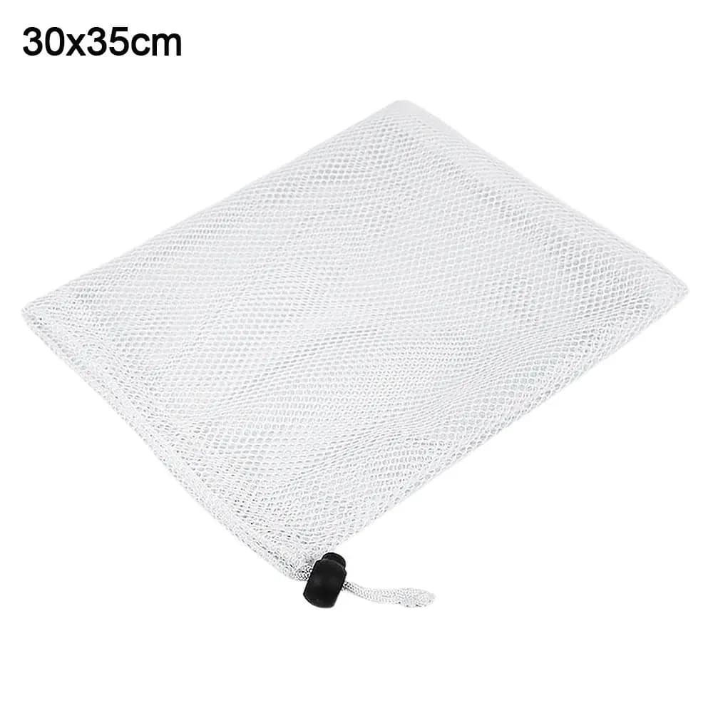 Durable Multi Purpose Nylon Storage Bag Mesh Drawstring Bag Laundry Bag Stuff Sack