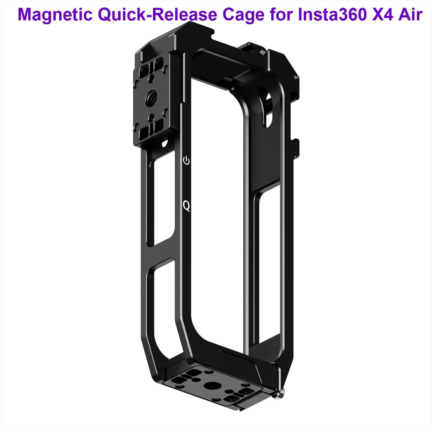 Telaio di Espansione Magnetico a Sgancio Rapido per Insta360 X4 Air, in Lega di Alluminio, per Fotocamera d'Azione, con Funzione di Commutazione Orizzontale/Verticale