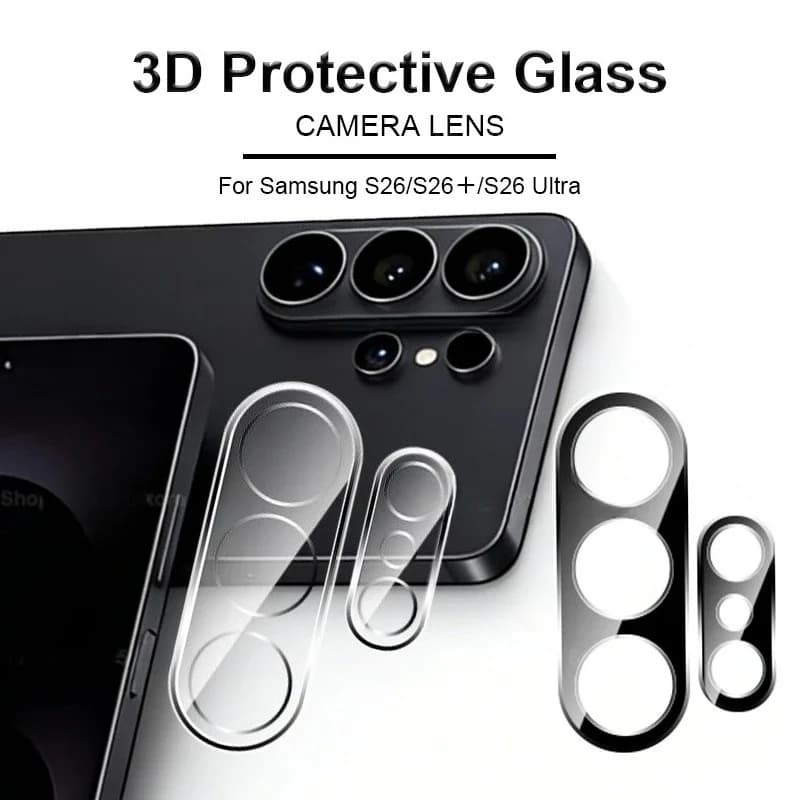 Per Samsung S26 Ultra PlusHD Lente in vetro per Samsung Galaxy S26 Ultra S26Ultra S26＋ Protezione fotocamera Display migliorato 3D