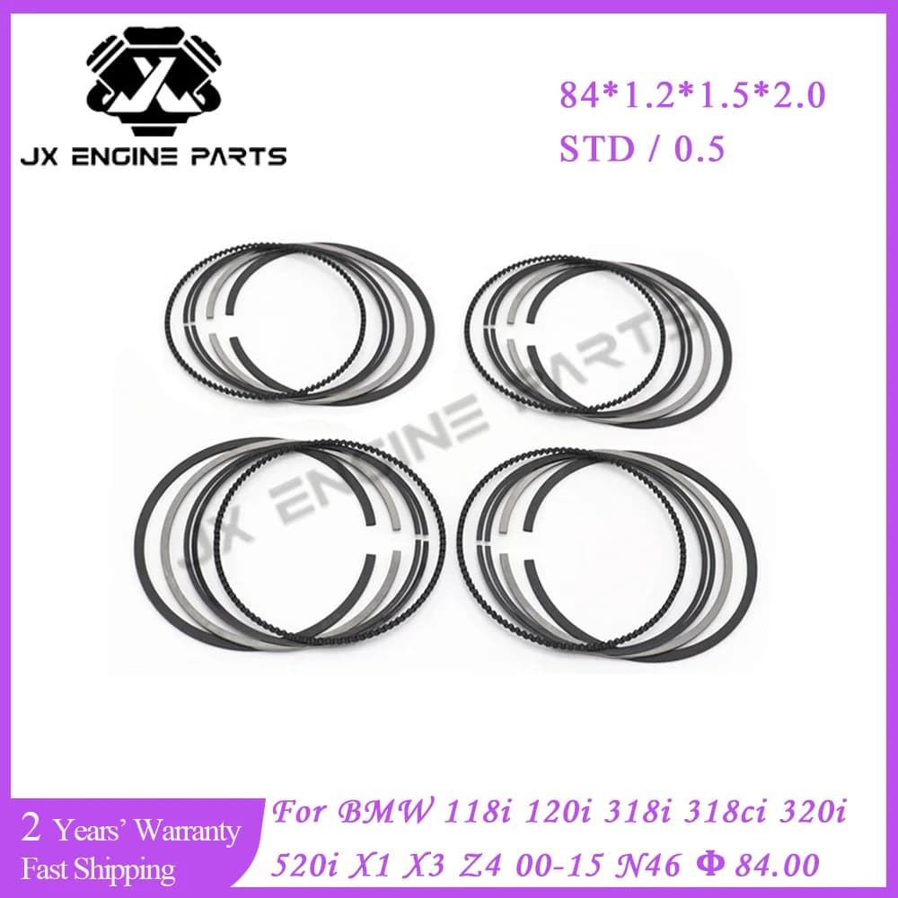 N45 N42 N40 N46 Engine STD 0.5 Piston Ring Set For BMW 2.0 118i 120i 318i 318ci 320i 520i X1 X3 Z4 N46B20 2.0L E60 E87 E88 E90