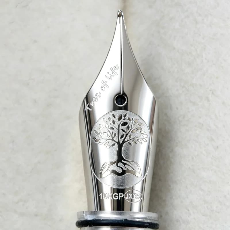 Fountain Pen Nibs Tree of Life Pattern No.6 Tip Smooth Replacement Stationery for HONGDIAN JINHAO MAJOHN School Supplies