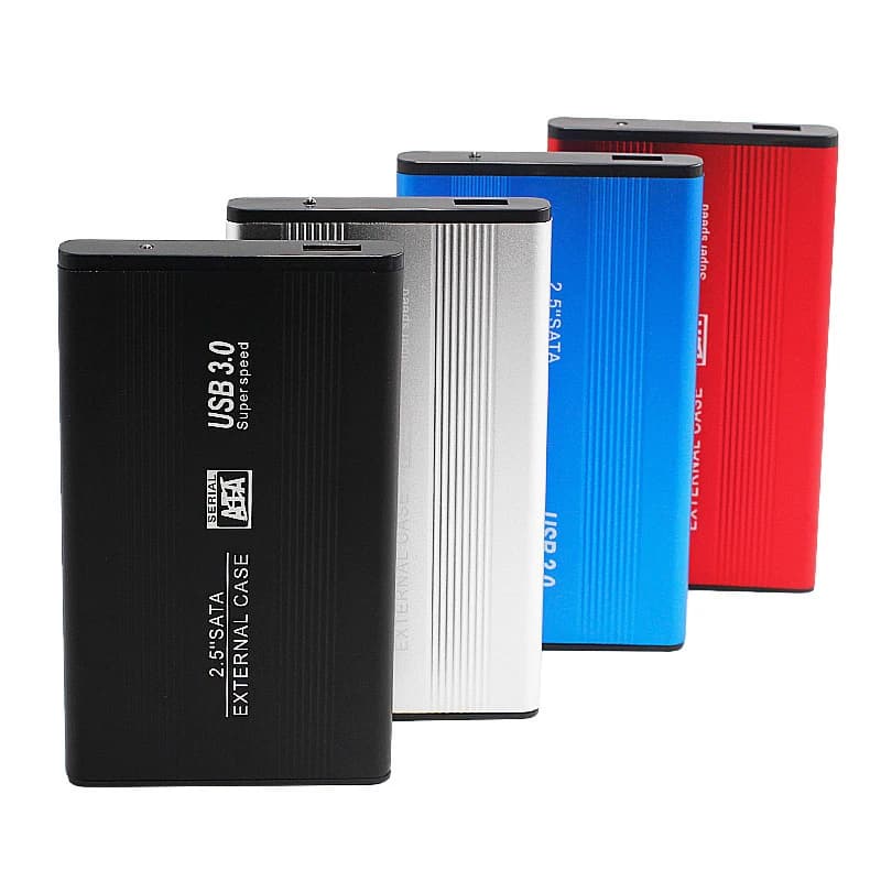 2.5 inch Hard Drive Case USB 3.0 HDD Enclosure 2.5-inch SATA External Case Support 6Gbps Mobile External HDD Case for PC Laptop