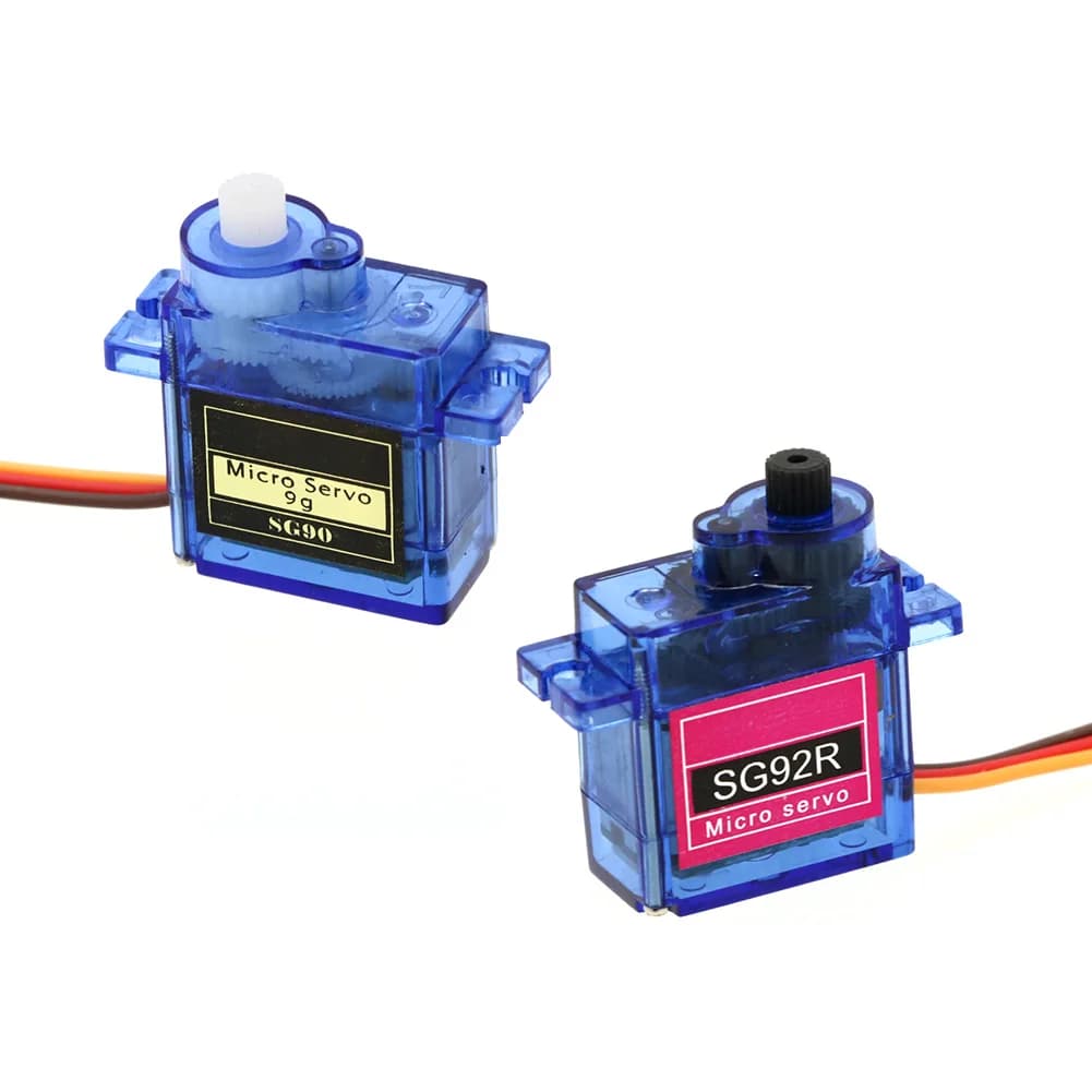Mitoot SG90 SG92R 2.5KG Micro 9g Servo Nylon Ingranaggi in fibra di carbonio per parti di elicotteri aeromodellismo modello RC