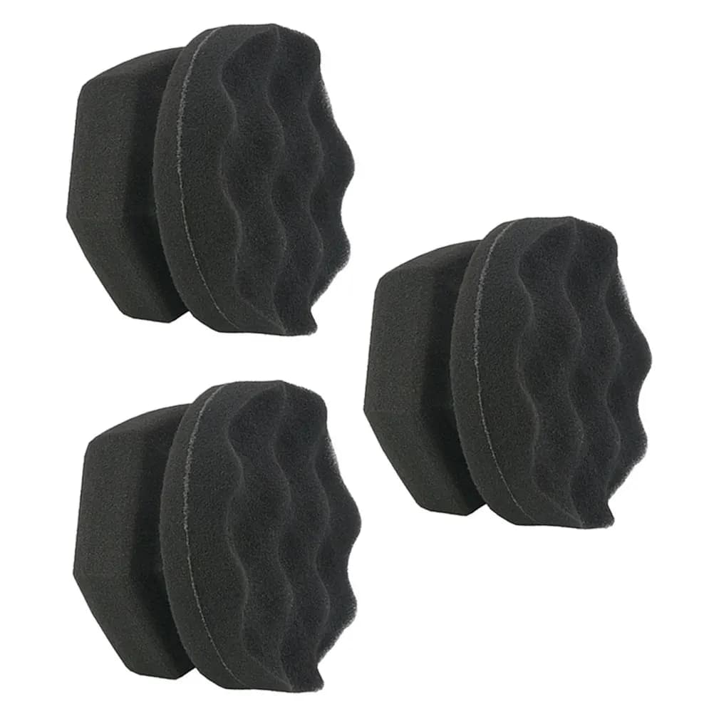 Set di 3 Spugne Premium con Texture Ondulata per Lucidatura e Ceratura di Veicoli, Dettagli Interni Auto, Paraurti e Fiancate