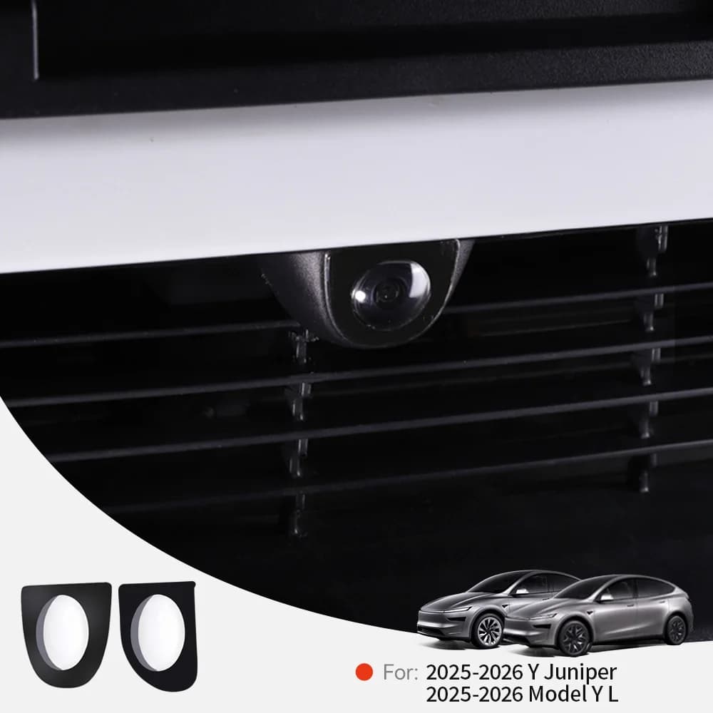 YZ For Tesla Model Y Juniper YL 2025 Front rear Bumper Camera Lens Guard Protective Cover Scratch Resistant Anti-stain