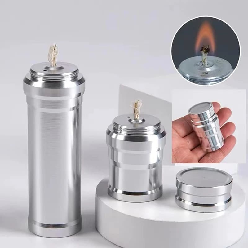 Nuovissima Lampada ad Alcool Portatile in Lega di Alluminio, Attrezzatura da Laboratorio, Fornello per Riscaldamento Liquidi, Illuminazione Domestica, Giardino Esterno
