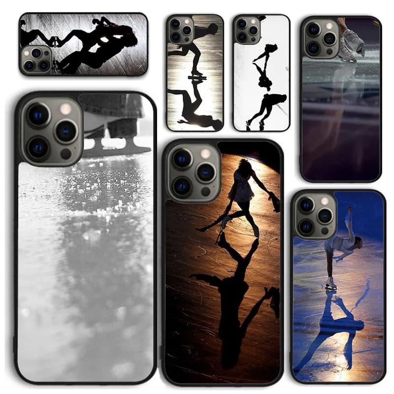 Pretty Figure Skating Dance Phone Case for iPhone 17 Air 16 15 14 12 13 PLUS 11 PRO MAX Back Cover Fundas Shell