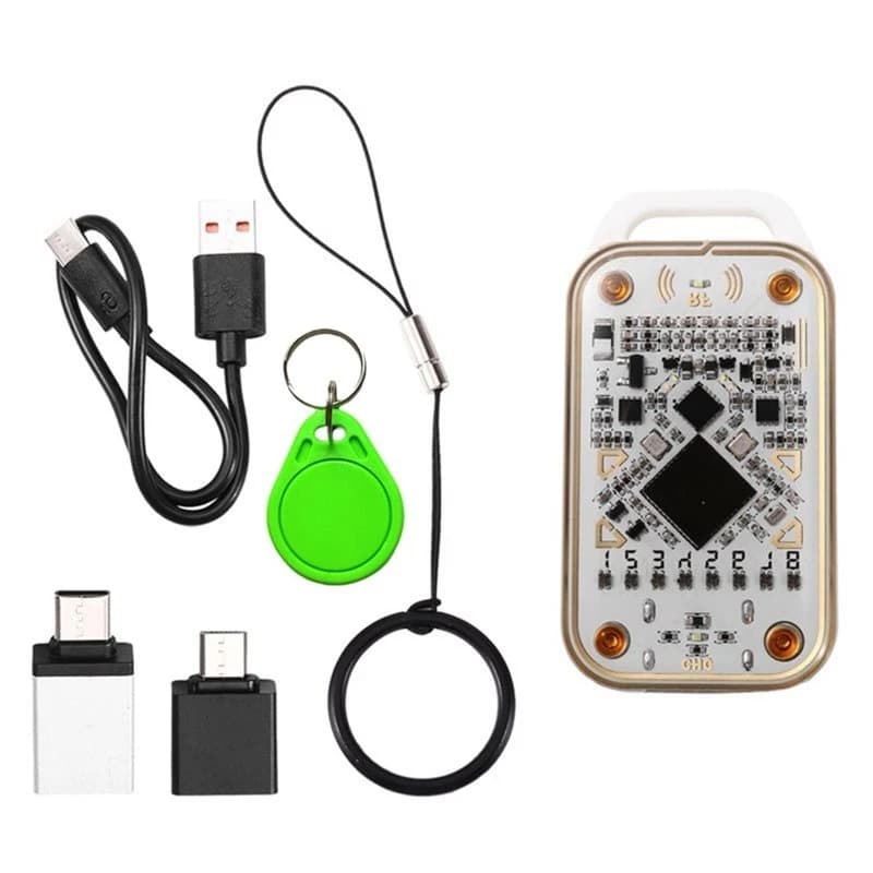 Chameleon V3.0 RFID Smart Chip Emulator Reader NFC Read Writer 125Khz 13.56Mhz ID IC Smart Card Tag Copyer +UID Keychain-Y41A