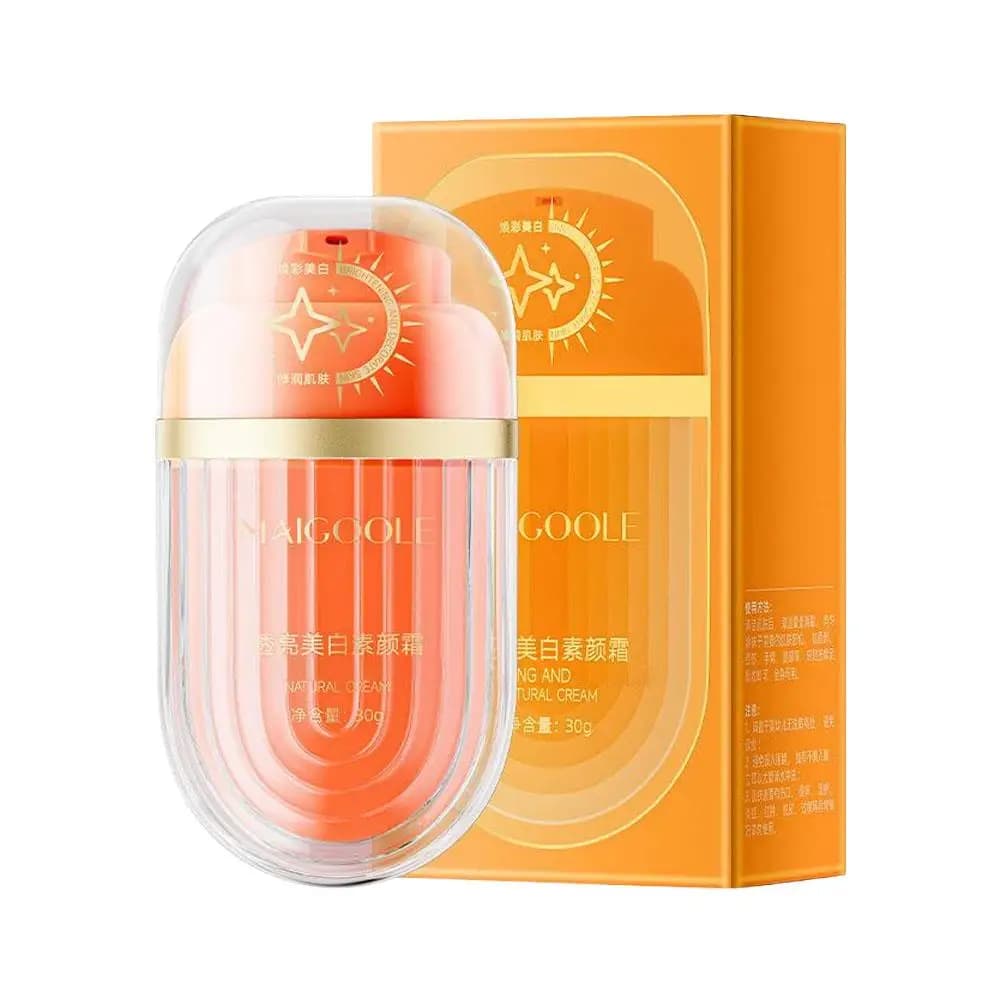Cream clearing to vitamin C Cream clearing formula Quintuple to vitamin C with sun protection Vitamin C face cream reduces opacity