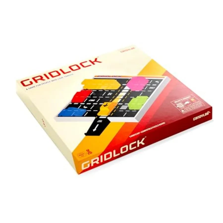 Puzzle a Tema Traffico con Design a Griglia per Collezionisti, Materiale Plastico Durevole, Schema Colori Vivaci, Gioco Coinvolgente