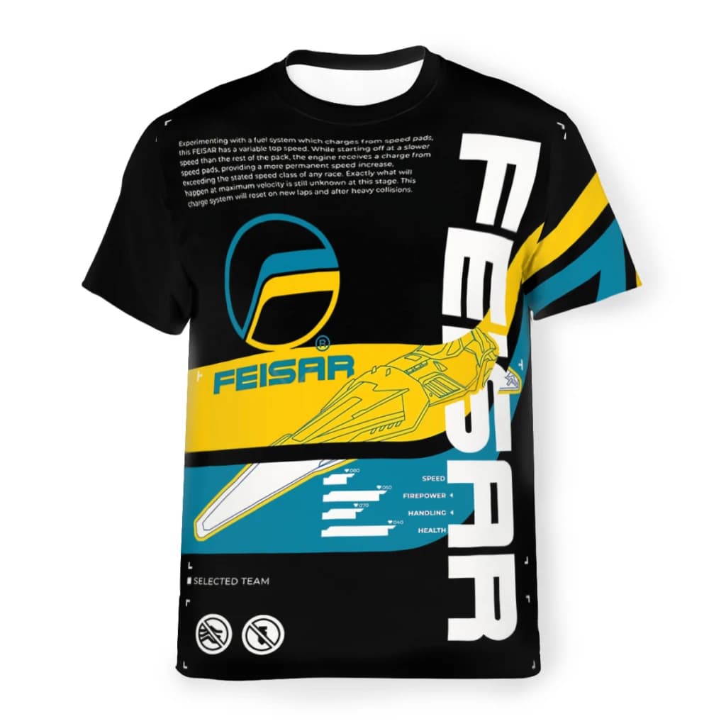 Wipeout Polyester TShirt for Men Feisar Coverart Basic Casual Thin T Shirt High Quality Trendy