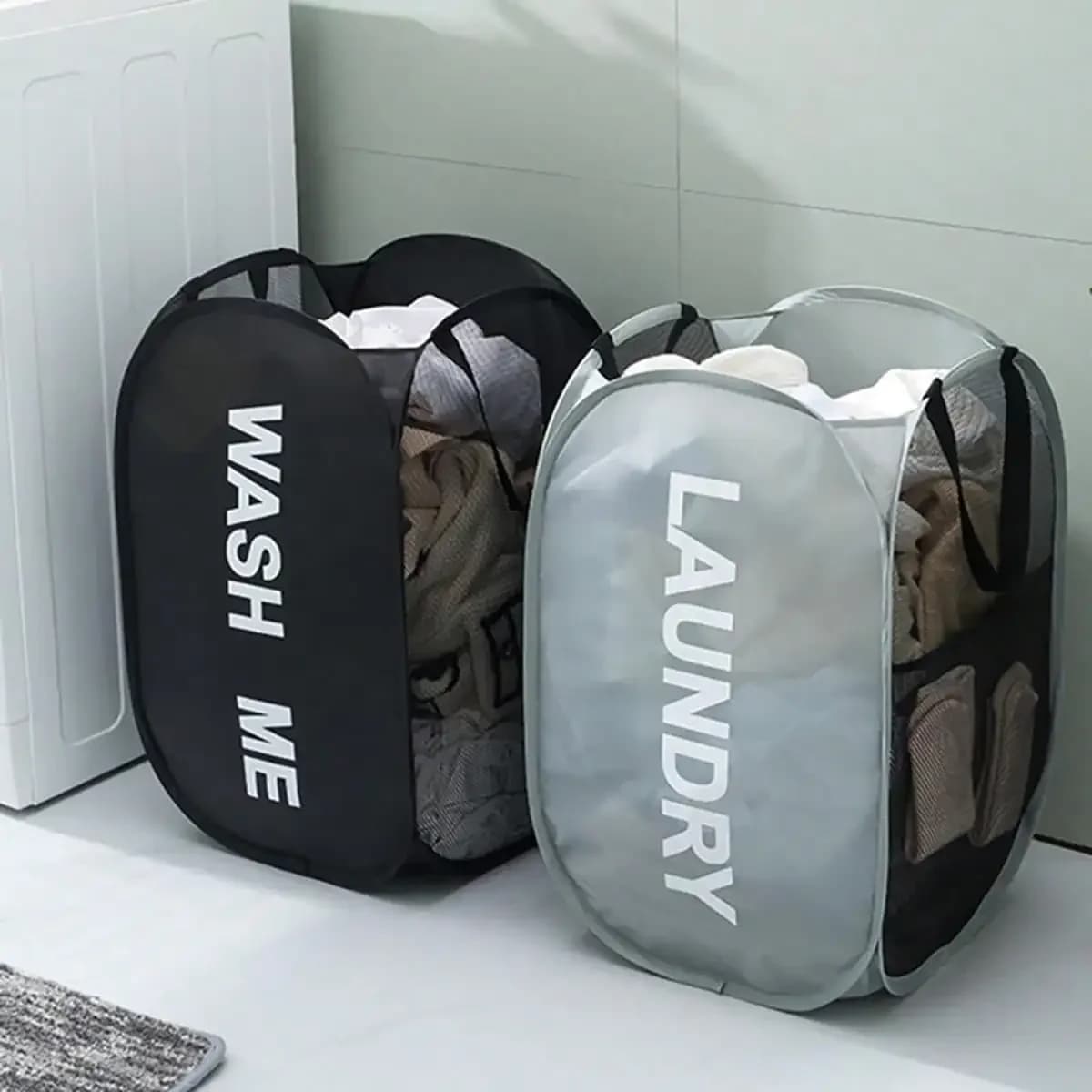 Portable concealed mesh whiteboard, with wide opening, breathable, folding, space saving, for dormitory, travel, bathroom