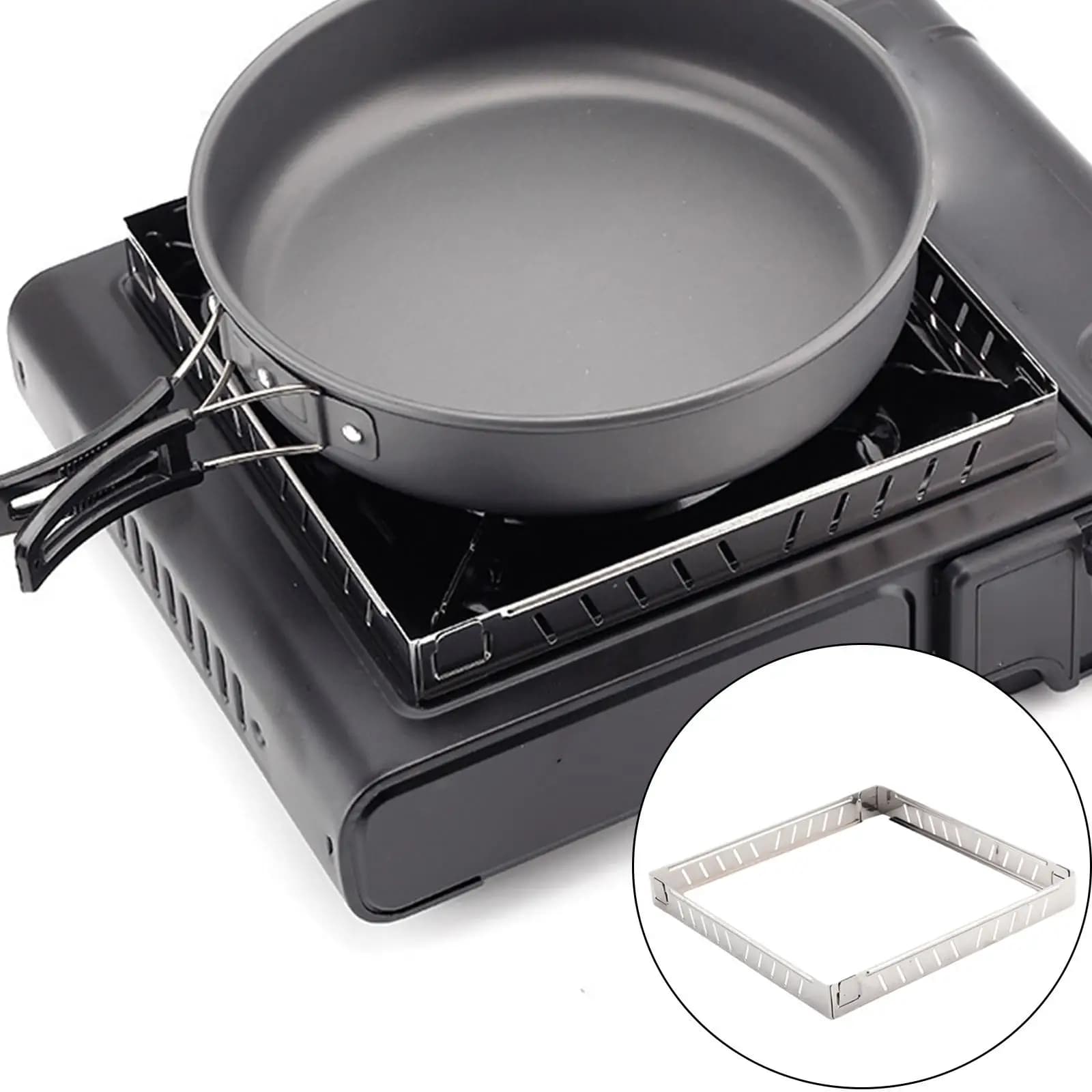 Outdoor picnic gas cooker bracket Windshield support for windbreaker barbecue for survival hiking