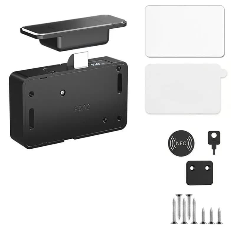 Y43A- Electronic Door Lock For Smart Drawers- DIY Wooden Cabinet Lock Multiple Unlocking Method Options