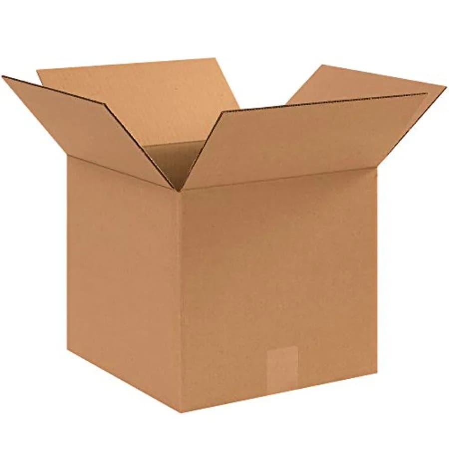 Scatole di cartone ondulato 12 x 12 x 11, piccole, 12"L x 12"W x 11"H, confezione da 25, scatole per spedizioni, traslochi e stoccaggio, per casa o ufficio.