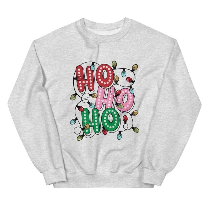 Ho Holiday Sweatshirt Funny Christmas ShirtUgly Cute Letters Simple All-matchth New Style Ermal Hoodie Student Sweatshirt
