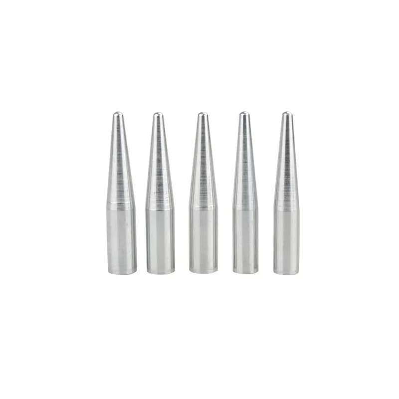 6/12 Pezzi Punte per Frecce da Tiro con l'Arco ID7mm OD8mm, Punte da Campo in Acciaio Inossidabile Argento per Tiro al Bersaglio, Accessori per Frecce