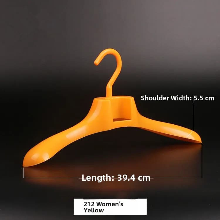 Appendiabiti in plastica per adulti con spalle larghe, per lavanderie, stand stradali, appendiabiti per cappotti, giacche, porta abiti da esposizione