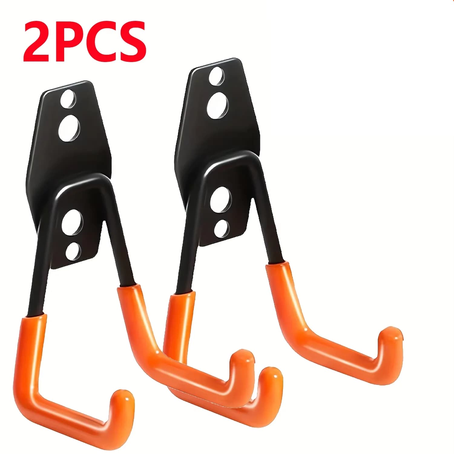 1PC Heavy Duty Metal Hook Wall Mount Bicycle Hanger Hooks Wall Mount Anti-slip Storage Hook Garage Storage Too Garage Organizer