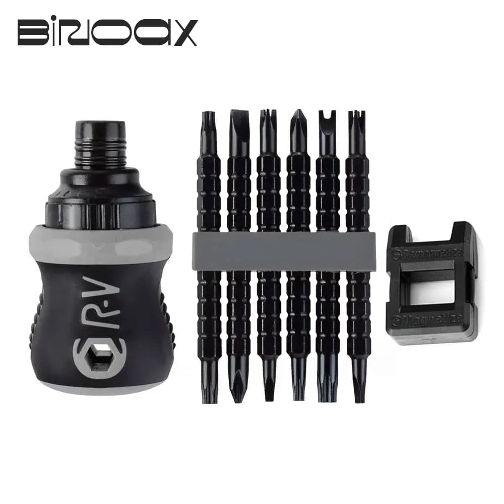 Binoax Mini cacciavite di precisione a cricchetto magnetico 13 In 1 utensile manuale telescopico a risparmio di manodopera testa a doppio scopo scanalata Phillips