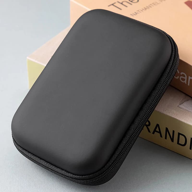 *New EVA Zipper Bag Hard Drive Protect Bag HDD SSD USB Cable Charger Protect Bag For 2.5 Hard Drive Power Bank USB Cable Charger
