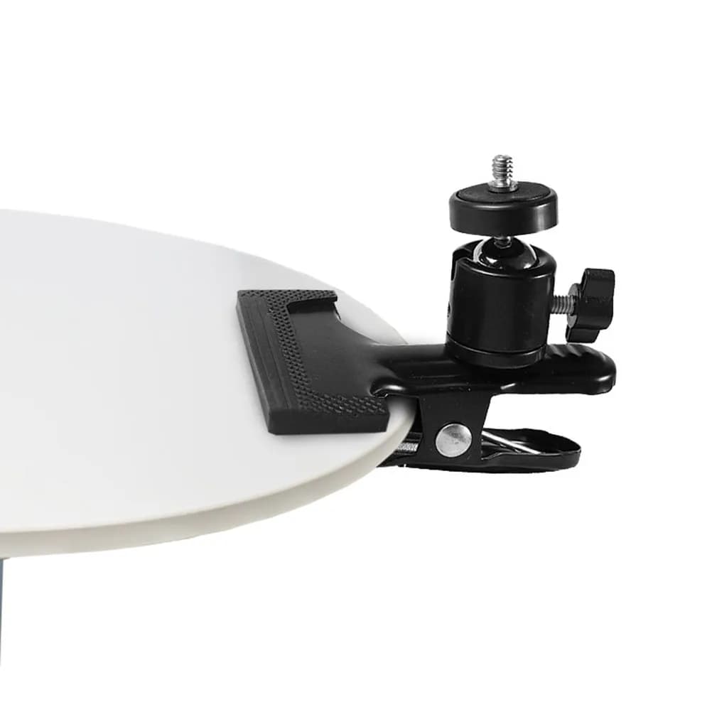 Multipurpose Clip for Action Camera, Safe Fixing Support for Manubri and Table Photo Equipment