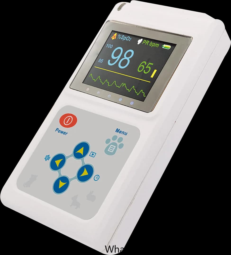 Portable Portable Veterinary Pulse Oximeter For Home Hospitals Convenient Use Through Animal Ear For Pet Operations