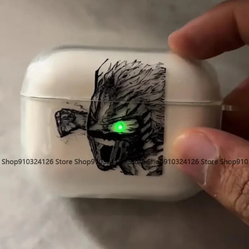 Japan Anime One-PunchS M-Man Garo Custodia trasparente per auricolari per Airpods Pro3 2025 Custodia morbida e trasparente per Airpods 4 Custodia antiurto