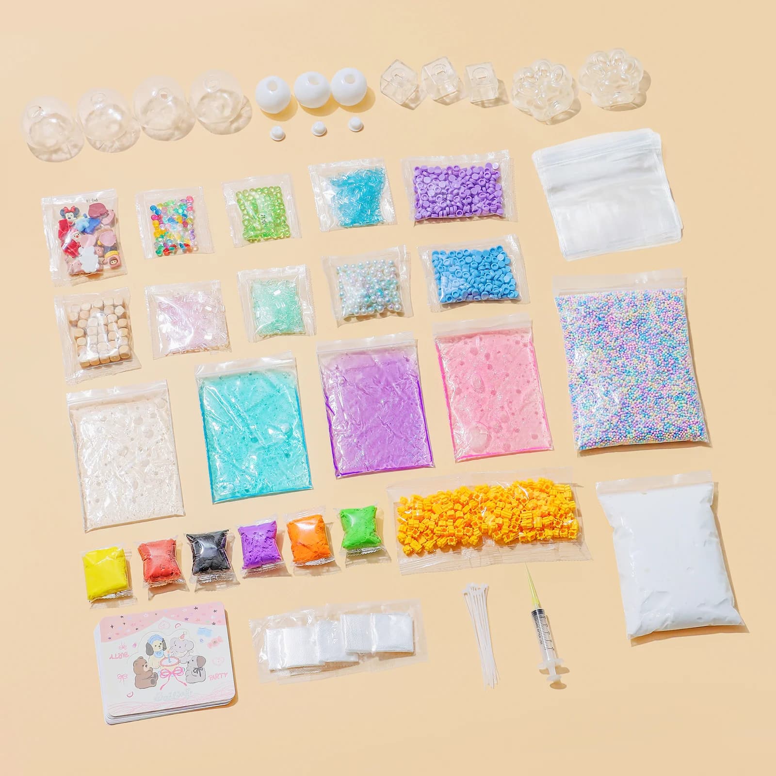 DIY 6cm Ball Skins DIY Stress Ball Making Kit 5cm Ball Skins Slime Squishy Ball Maker Kit Fillers Clay Stress Ball Kit For Teens
