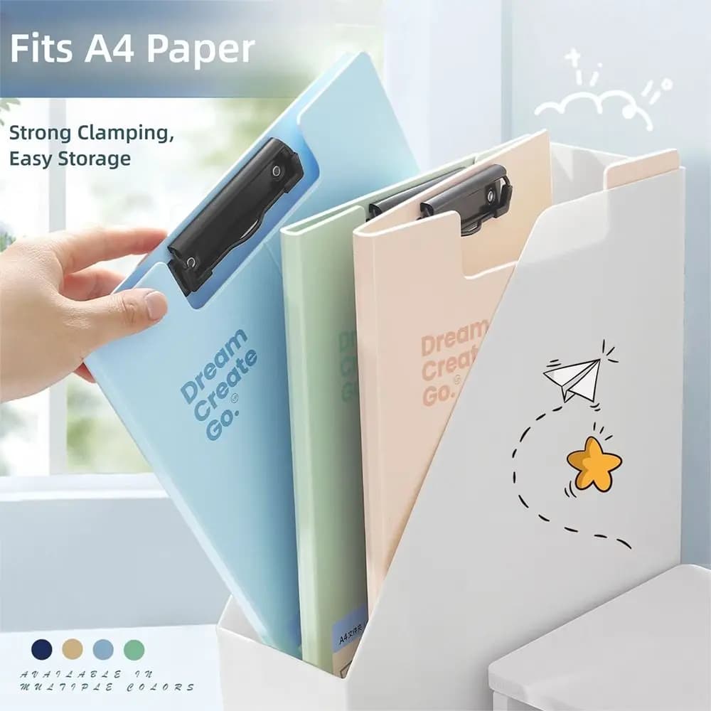 Cartella di file A4 semplice a doppio uso Regalo per cartelle contrattuali per appunti per uso verticale/orizzontale