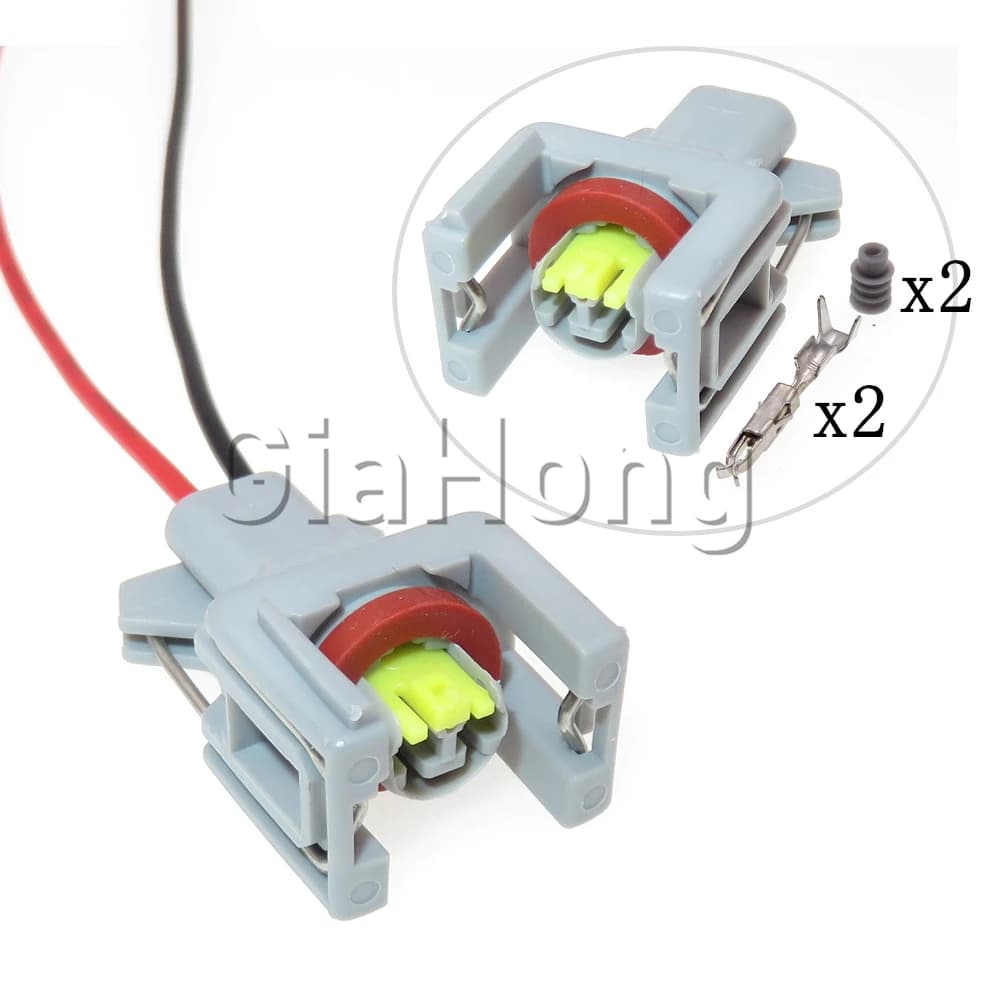 1 Set 2 vie 240PC024S8014 presa per iniettore di carburante Diesel 1743486-3 connettore impermeabile per ugello per binario del carburante per auto 10811963