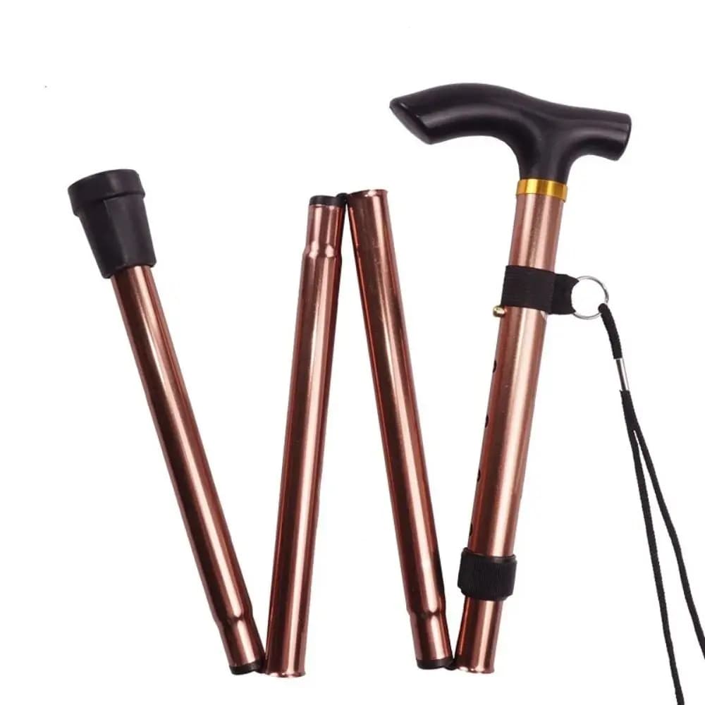 Aluminium Trekking Sticks for Outdoors with Fast Closure, EVA Stroller Sticks Colored 3 Sections, Hiking Equipment