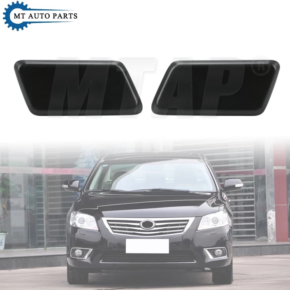 Rubinetto anteriore lavafari coperchio ugello pulizia faro spruzzatore d'acqua coperchio per Toyota CAMRY AURION 2009 2010 2011 modello asiatico
