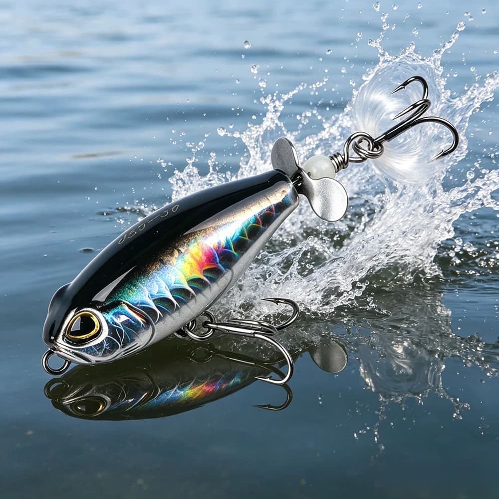 Testar 3g 5g 8g Esche Artificiali Galleggianti Rotanti per la Pesca di Trota, Spigola e Luccio - Pencil Bait, Wobbler, Spin Jerkbait