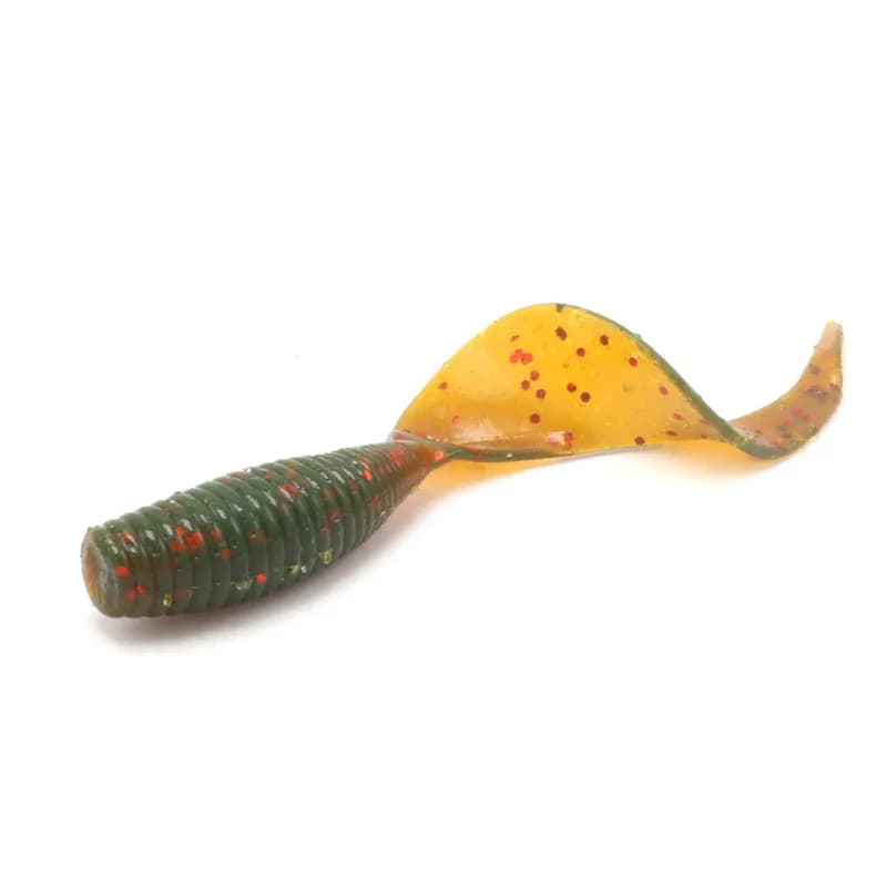 14 pz Verme Esca Morbida Grub Richiamo di Pesca 51mm 2g Wobblers Gamberetti Odore Silicone Esche Artificiali per D'acqua Dolce Bass Pesca