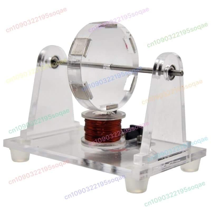 Kit di apprendimento della fisica STEM per sensore Hall Modello di motore DC senza spazzole Progetto di assemblaggio fai-da-te per il giocattolo educativo delle scienze del laboratorio scolastico