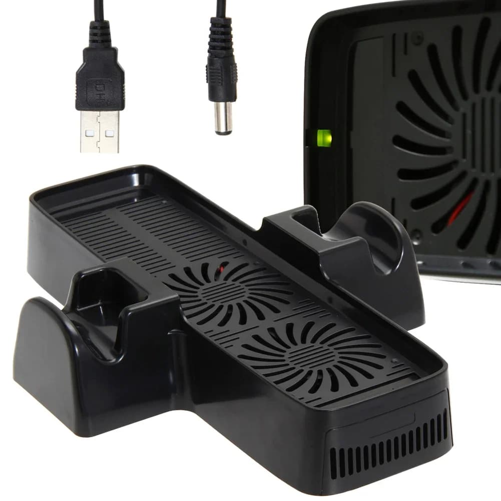 Per ventola di raffreddamento del controller di gioco XBOX con supporto doppio dock per accessori da gioco per controller di gioco XBOX adatti per XBOX 360 Slim