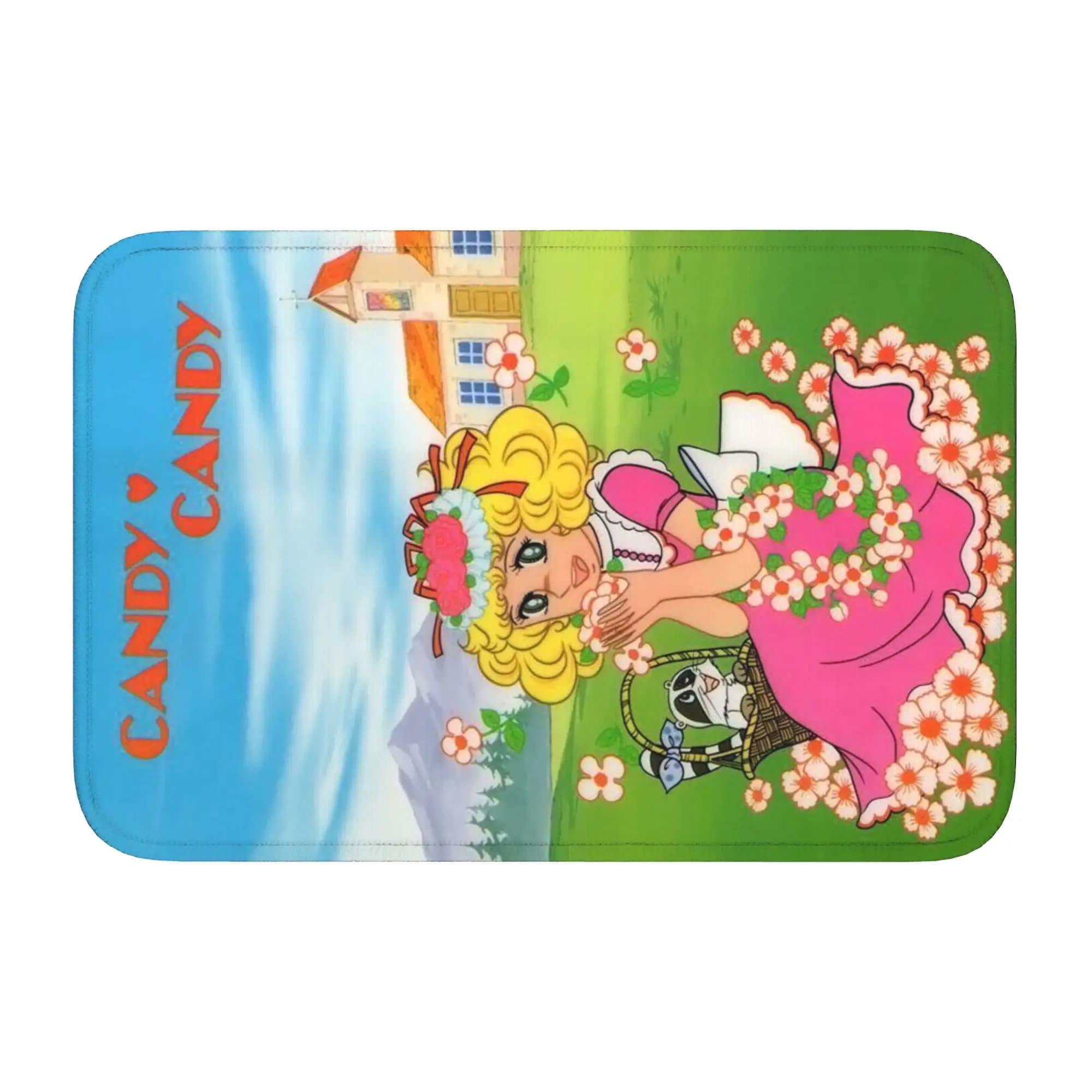 Nuovo tappetino per porta con disegno di cartoni animati Candy Candy, tappeto per cucina, ingresso, casa, tappetino per bagno