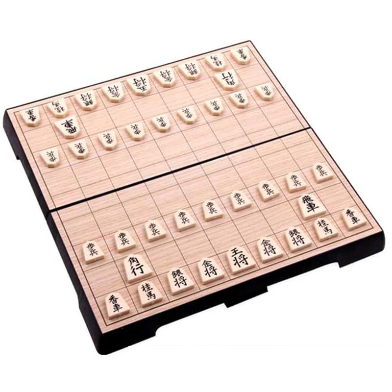 BSTFAMLY Giappone Shogi 25*25*2 cm 40 Pz/set Internazionale Dama Pieghevole Sho-gi Gioco di Scacchi Tavolo Giocattolo Regalo Per Bambini LD01