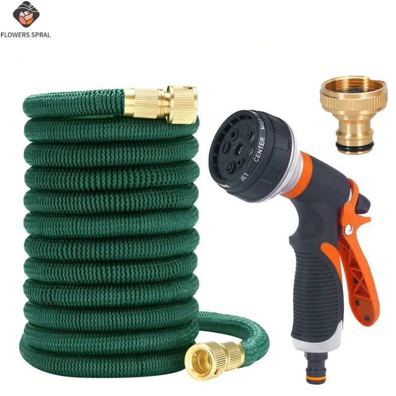 Expandable Garden Hose, High-Pressure Water Gun, Adjustable, Gardening Water Pipe, Used For Car Washing And Yard Cleaning Tools