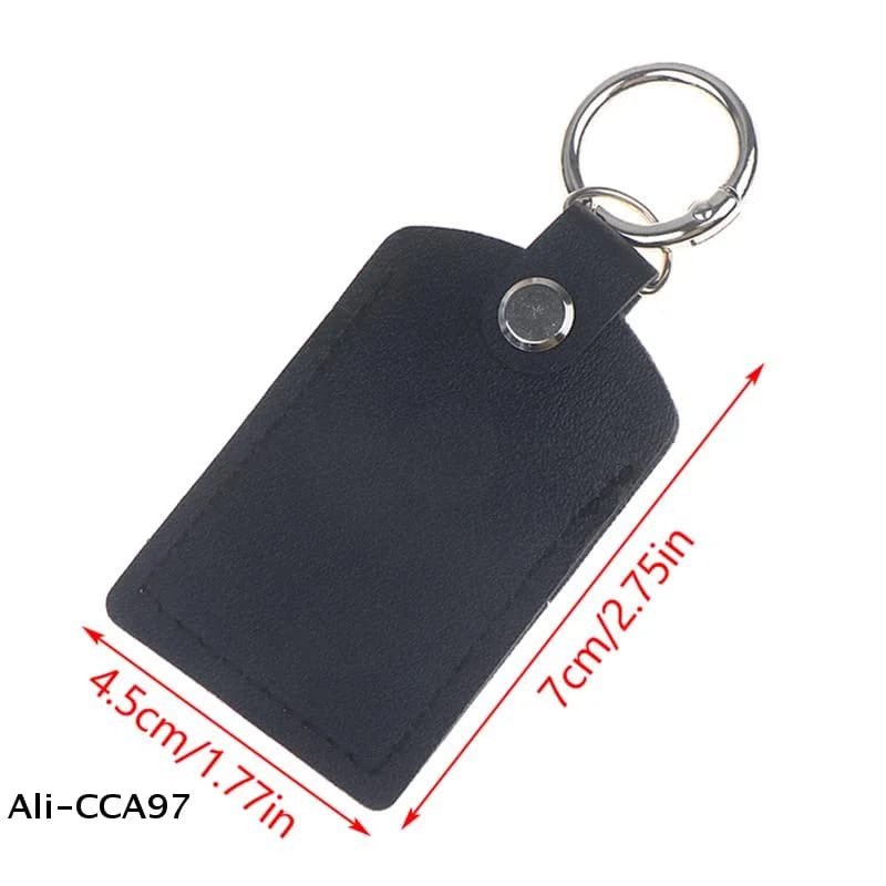 【A】Custodia in pelle per accessori Chameleon Ultra, custodia per schede NFC Smart Access, portachiavi in vera pelle, custodia per carte IC